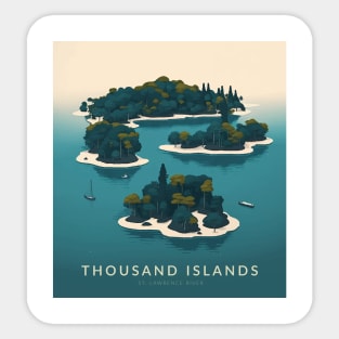 Thousand Islands Sticker